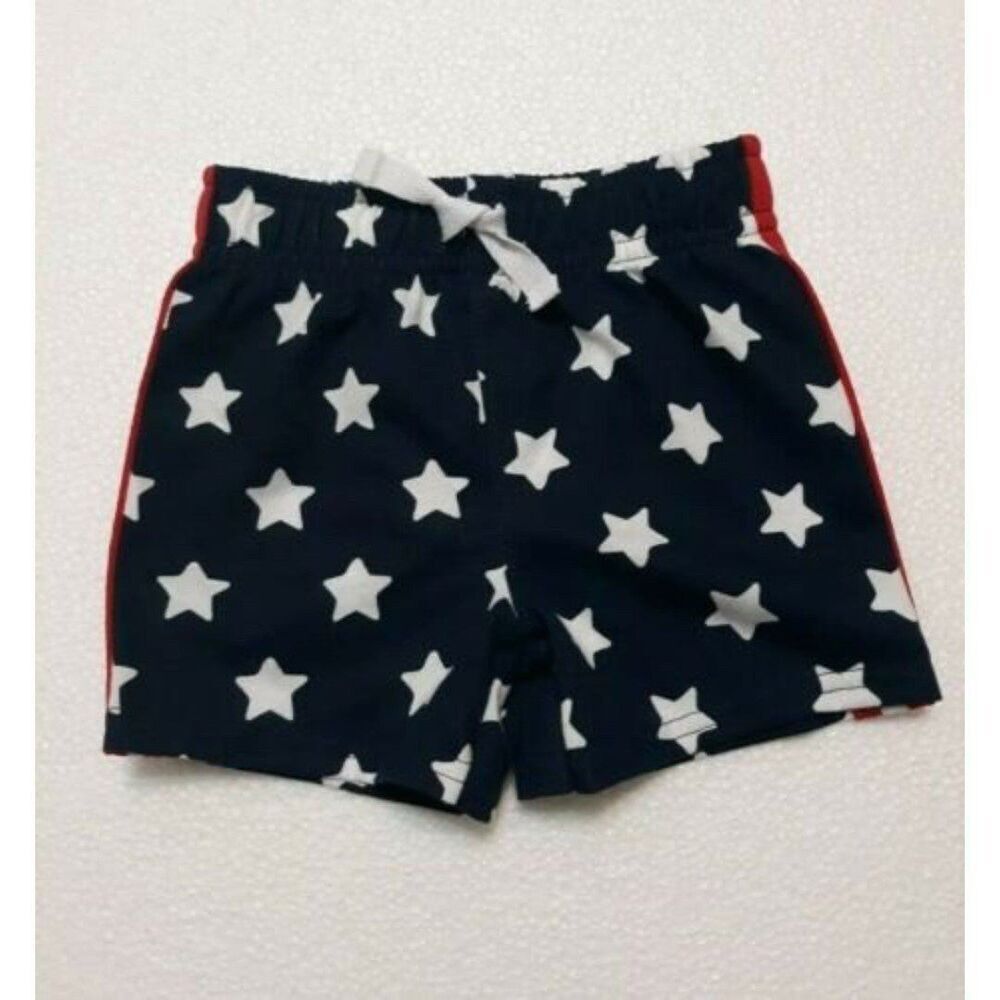 Way To Celebrate Americana Baby & Toddler Stars Stripes Patriotic Shorts Sz12 mo